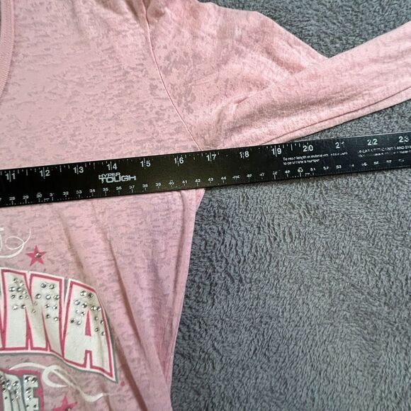 Campus Lifestyle Womens Hooded T-Shirt S Pink Alabama Crimson Tide Rhinestone‎ - Picture 7 of 11